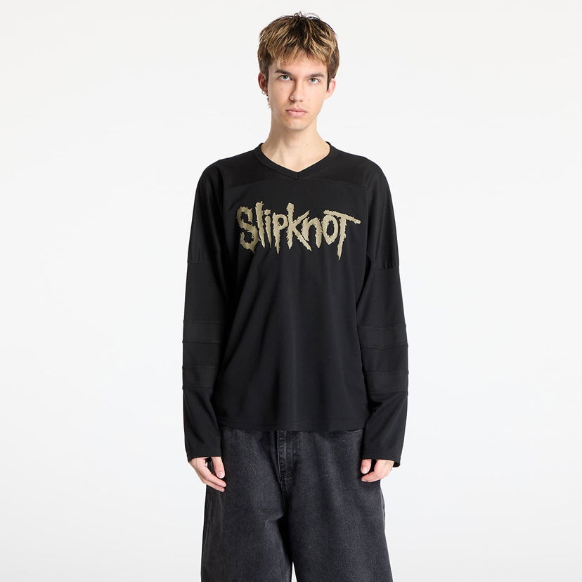 Sveter Pleasures PLEASURES x Slipknot X-Ray Hockey Jersey Čierna | P25SK012 BLACK