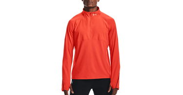 Mikina Under Armour Under Armour Qualifier Run 2.0 1/4 Zip Top Červená | 1365662-860, 1