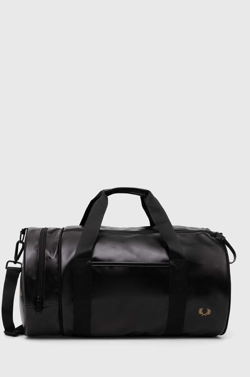 Cestovná taška Fred Perry Barrel Bag Čierna | L7260.774, 0