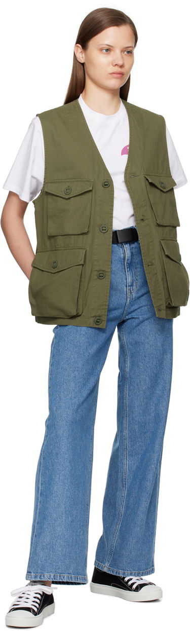 Vesta Carhartt WIP Utility Cotton Canvas Vest Zelené | I032980 1YS4G, 3
