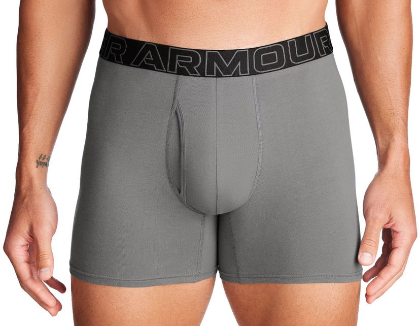 Boxerky Under Armour Perf Cotton 6in-GRN Šedá | 1383889-709