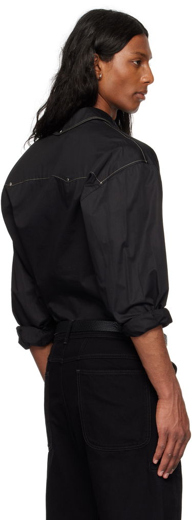 Košeľa LEMAIRE Lemaire Embellished Metal Shirt Čierna | SH1147 LF1207, 2