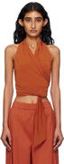 Max Mara Plinio Wrap Halter Top