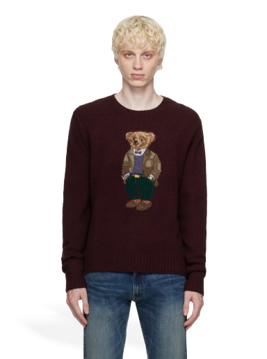 Sveter Polo by Ralph Lauren Polo Bear Sweater Vínová | 710918804001