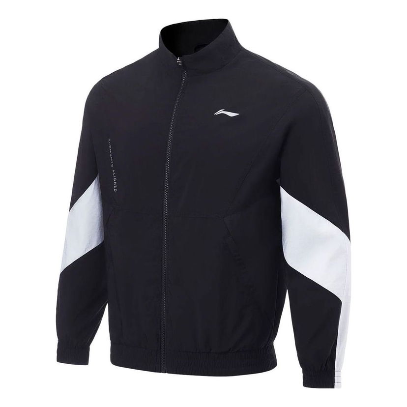Vetrovka Li-Ning Color Block Training Jacket Čierna | AFDT385-6