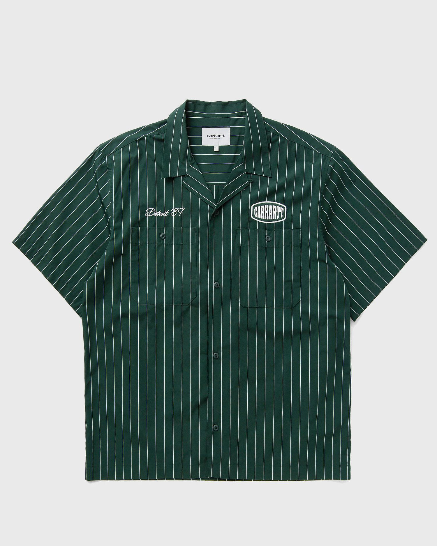 Košeľa Carhartt WIP Hendry Short Sleeve Button-Down Shirt Zelené | I034534-2Y4.XX, 0