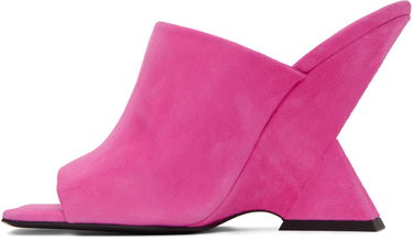 Doplnky The Attico Attico Cheope Heeled Suede Sandals Ružová | 231WS634 L007, 2
