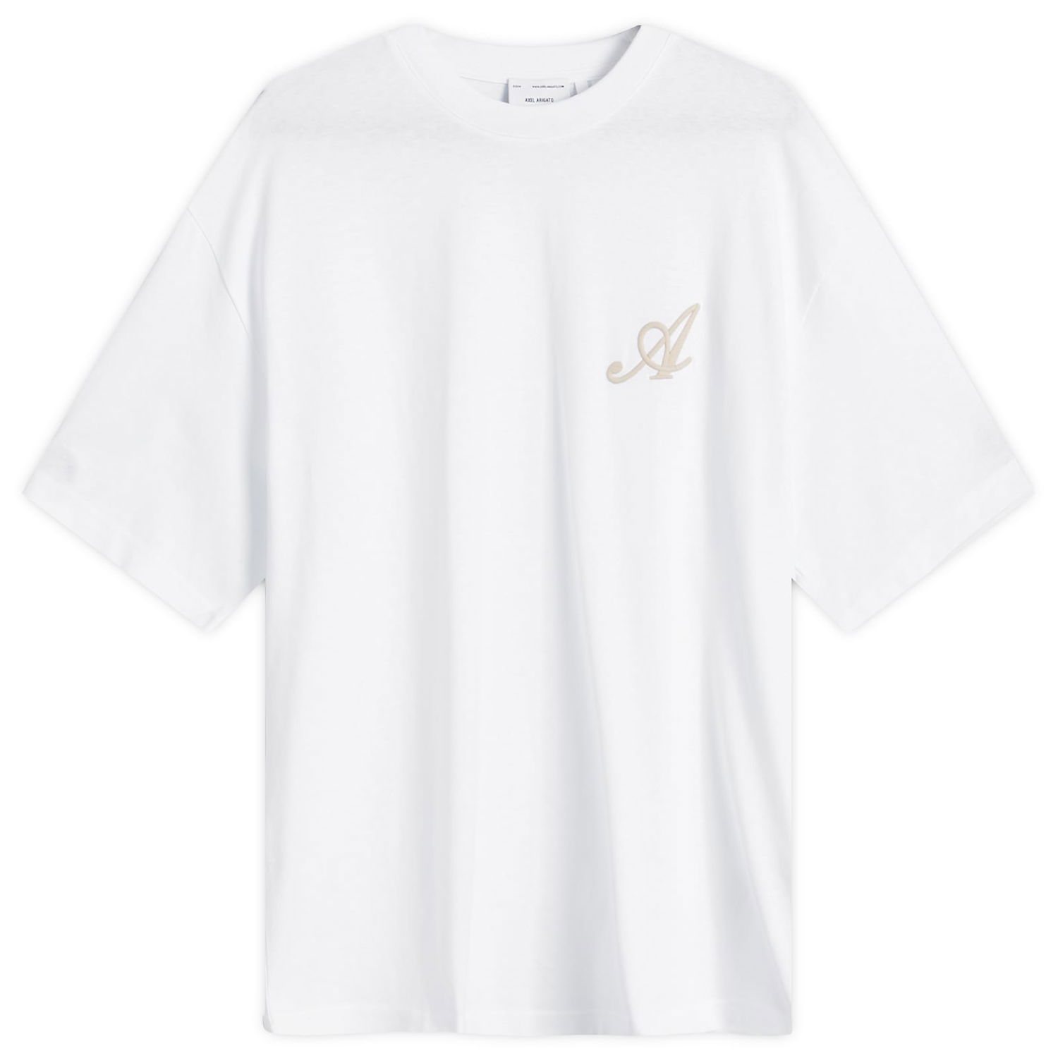 Tričko AXEL ARIGATO Capital Logo Embroidered T-Shirt Biela | A2835003, 0