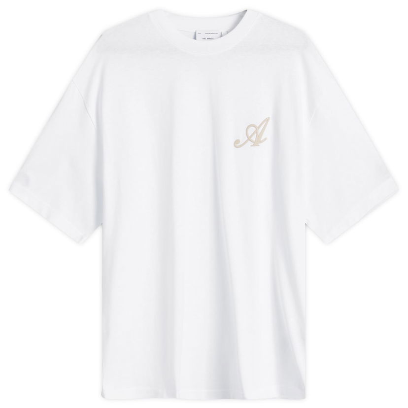 Tričko AXEL ARIGATO Capital Logo Embroidered T-Shirt Biela | A2835003