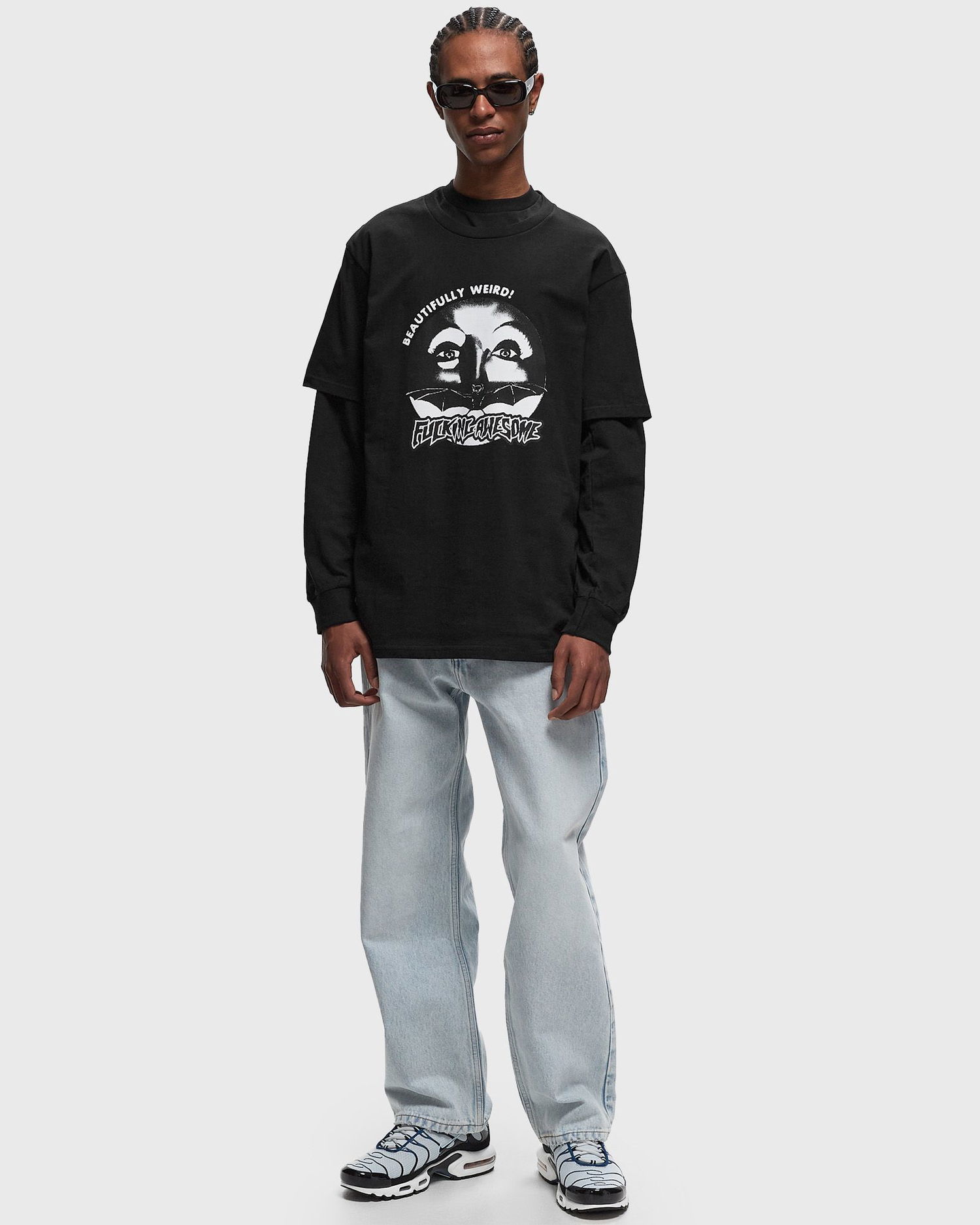 Tričko Fucking Awesome Beautiful Weird Tee Čierna | PN14707-BLACK, 1