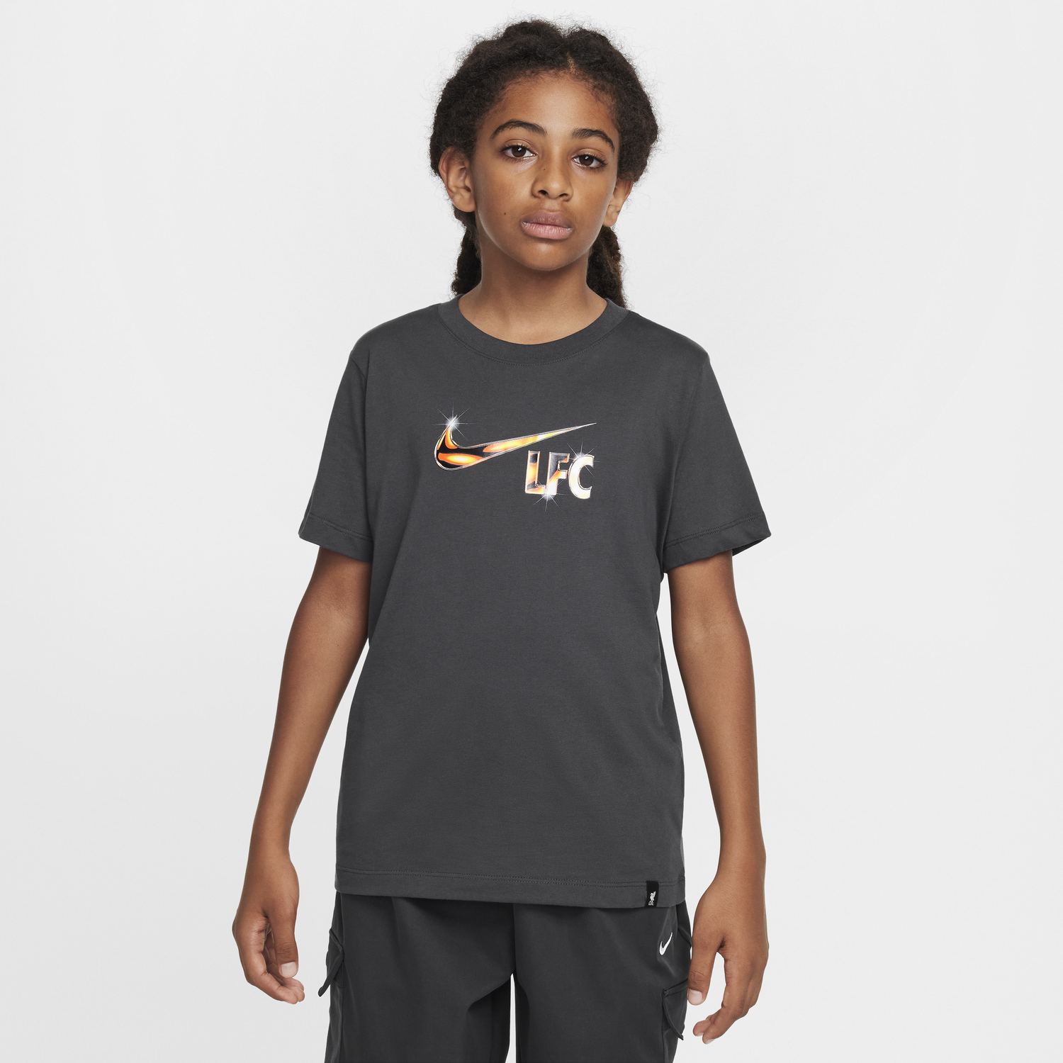 Tričko Nike Liverpool FC Swoosh T-Shirt Šedá | HJ4022-070, 1