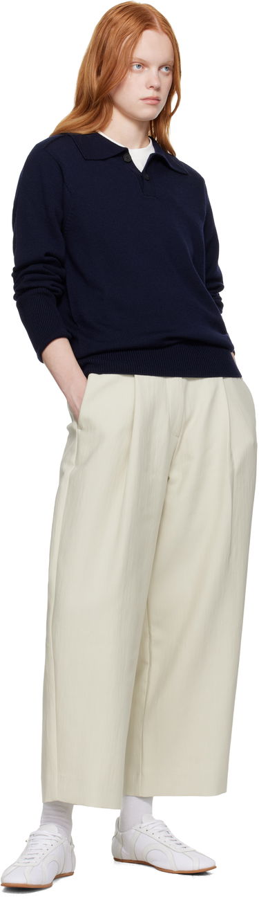 Sveter Studio Nicholson Studio Nicholson Sark Polo Sweater Navy | SARK SN - 1503, 3