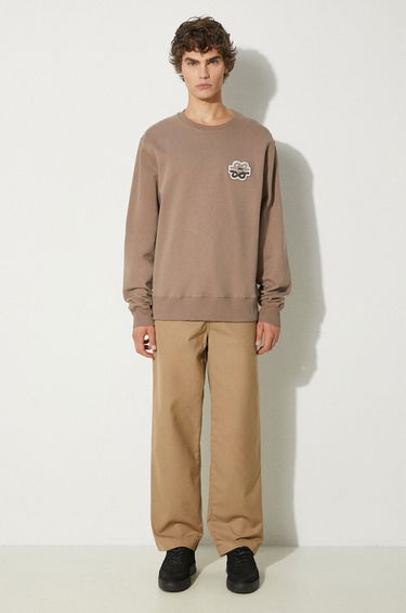 Mikina Filling Pieces Gowtu Sweatshirt Béžová | 74533921407, 1