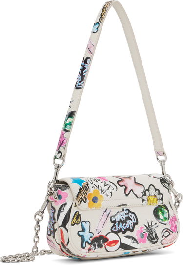 Taška cez rameno Marc Jacobs Marc Jacobs 'The Sticker Clover' Shoulder Bag Biela | 2S5HSH027H02, 2