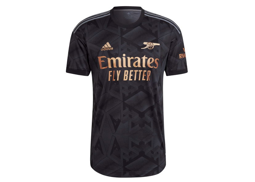 Dres adidas Originals Arsenal 22/23 Away Authentic Jersey Black Čierna | H35901