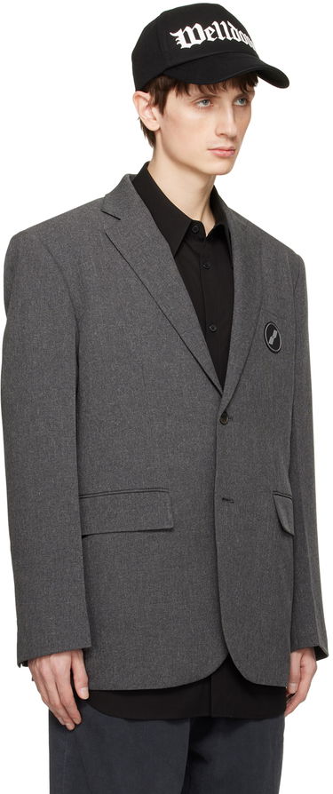 Bunda We11done We11done Oversized Blazer Šedá | WD-JK4-20-715-U-CH, 4