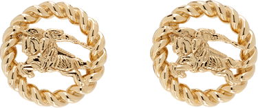 Náušnice Burberry EKD Twisted Rope Stud Earrings Metalická | 8120248, 0