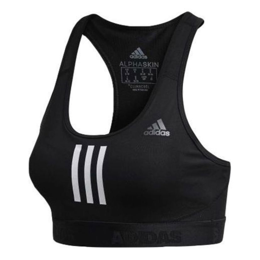Podprsenka adidas Originals Don't Rest Alphaskin Sport+ Padded 3-Stripes Bra Čierna | DT4026
