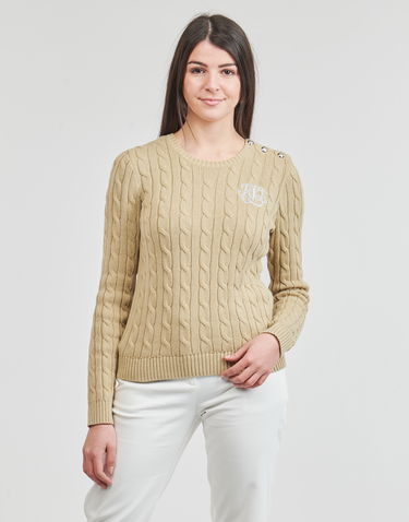 Sveter Polo by Ralph Lauren Montiva Long Sleeve Pullover Béžová | 200925325005, 0