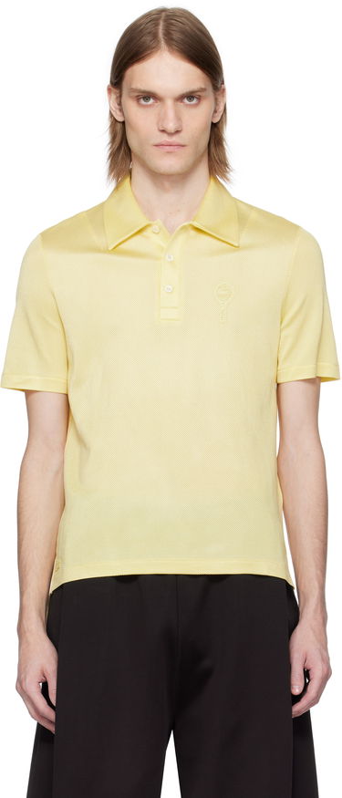 Polo tričko Lacoste Lacoste Runway Regular Fit Satin Piqué Polo Žltá | DH6801, 0