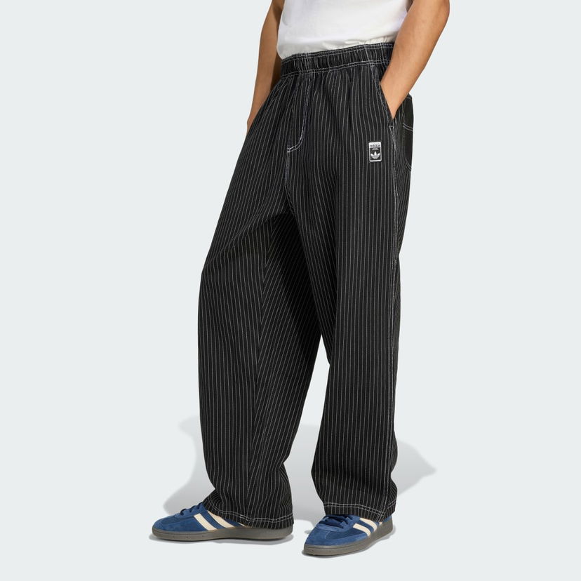Nohavice adidas Performance Wabash Relaxed Fit Chino Pants Čierna | JW0180