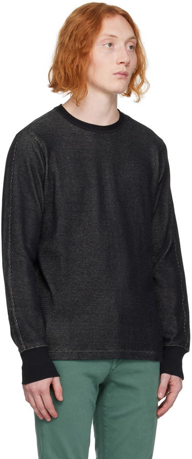 Sveter rag & bone Rag & Bone Collin Long Sleeve T-Shirt Čierna | MBC22HT026JQ26, 1