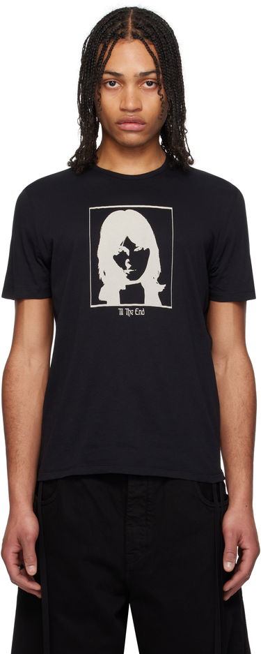 Tričko Ann Demeulemeester Ann Demeulemeester Baptist 'Till The End' T-Shirt Čierna | 2510-M-JTS02-38-FA206-099, 0