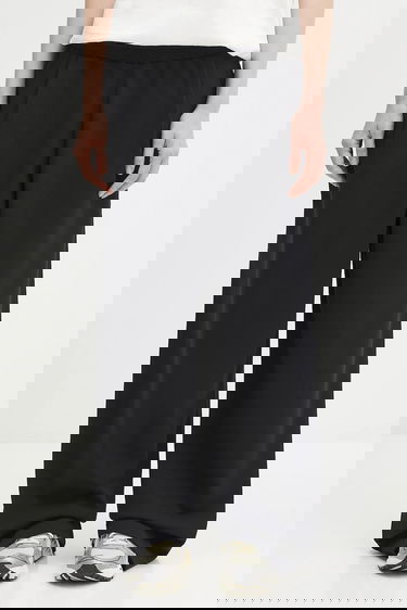 Nohavice PANGAIA Pangaia DNA Double Jersey Pleated Trousers Čierna | 10002356, 0