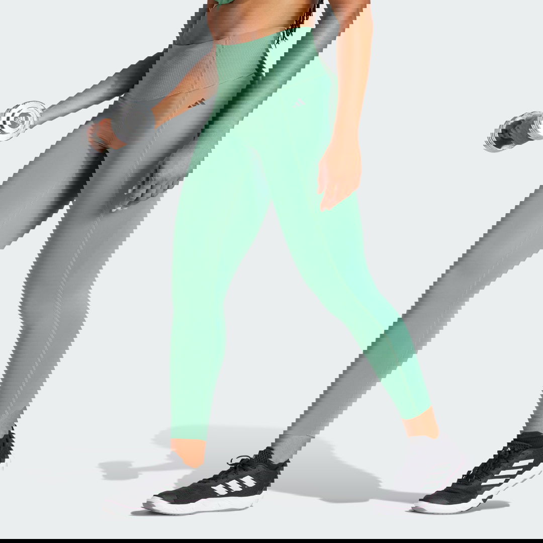 Legíny adidas Performance Optime Power 7/8 Leggings Zelené | IT6747, 1
