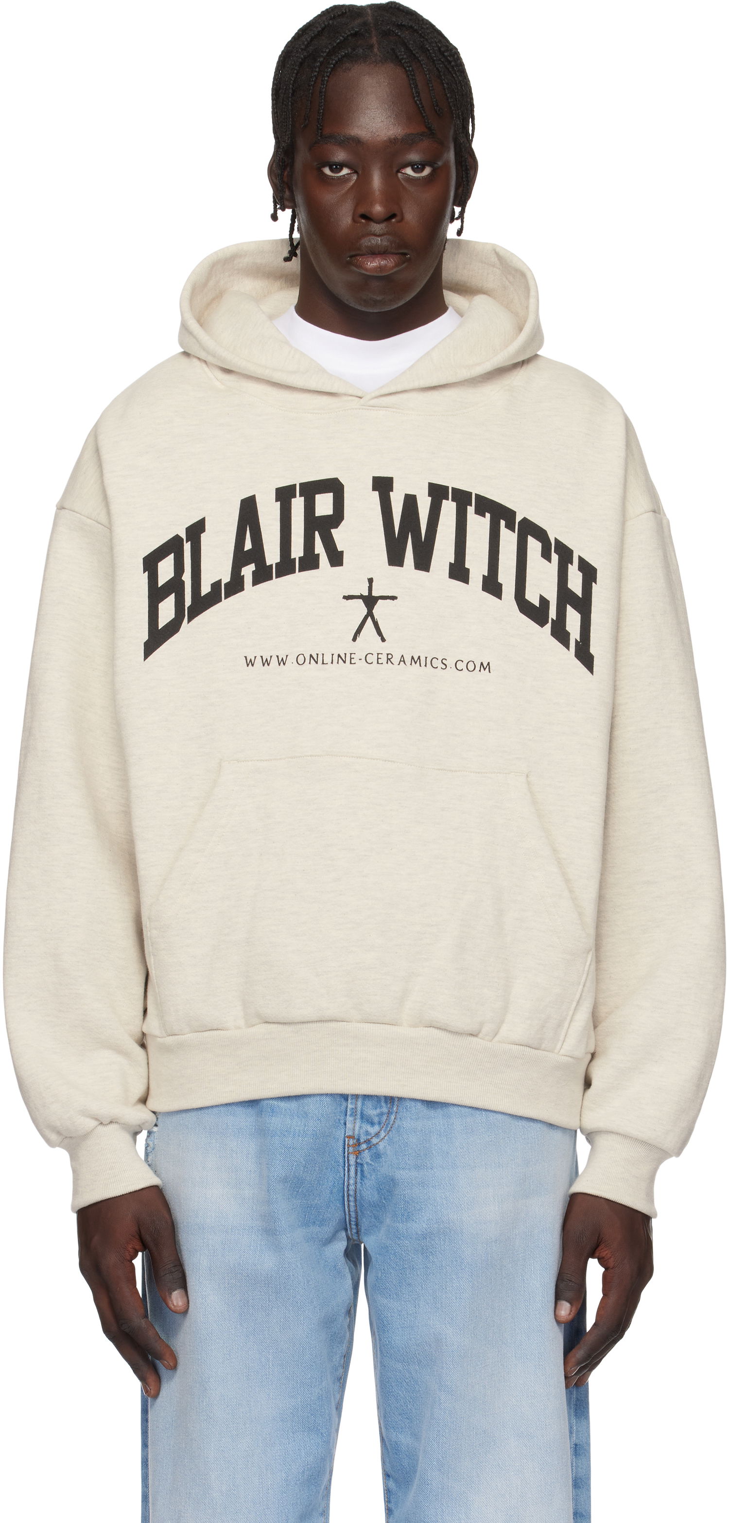 Mikina Online Ceramics Online Ceramics The Blair Witch 'Nobody Is Here to Help You' Hoodie Béžová | Nobody Is Here to Help You Hoody, 0