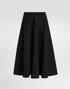 Dolce & Gabbana Wool Midi A-Line Skirt