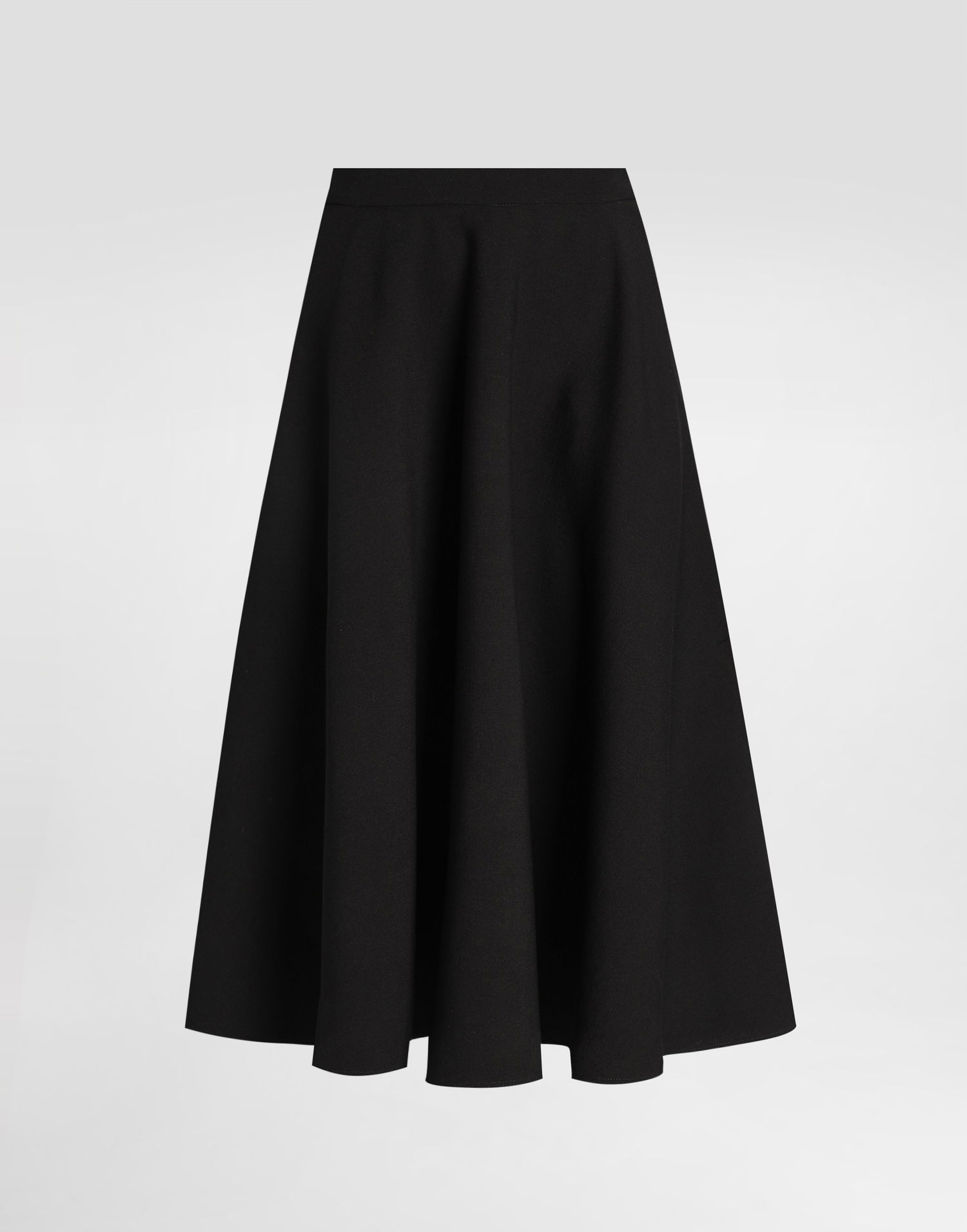Sukňa Dolce & Gabbana Dolce & Gabbana Wool Midi A-Line Skirt Čierna | F4C02TGDCSXN0000, 0