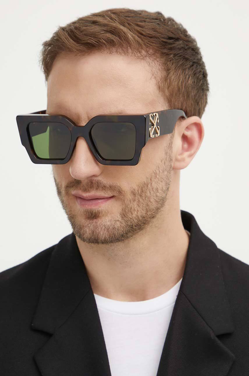 Slnečné okuliare Off-White Off-White Square Sunglasses Hnedá | OERI128.556055, 1