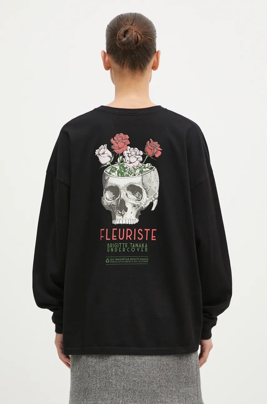Tričko UNDERCOVER Long Sleeve T-Shirt Čierna | UC2D1892.1, 0