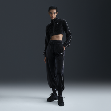 Tepláky Nike Velvet Running Pants Čierna | FZ3682-010, 4