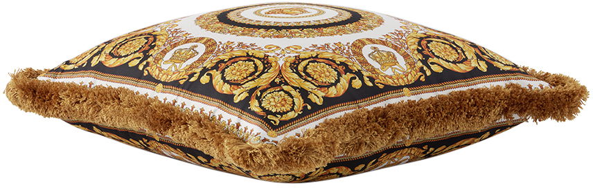 Home decor Versace Gold & Black Crete De Fleur Cushion Žltá | ZCU454501_ZSEP0184, 1