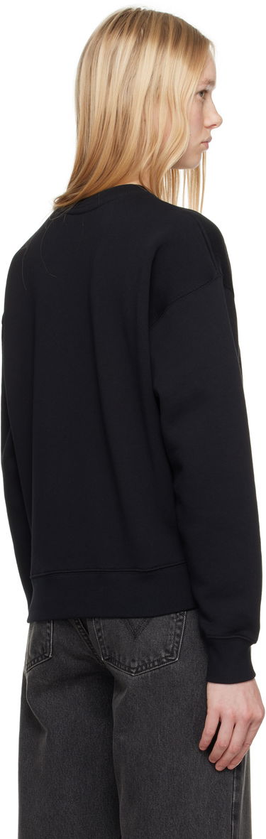 Sveter MAISON KITSUNÉ Maison Kitsuné Comfort Sweatshirt with Fox Head Patch Čierna | MW00315KM0321, 2