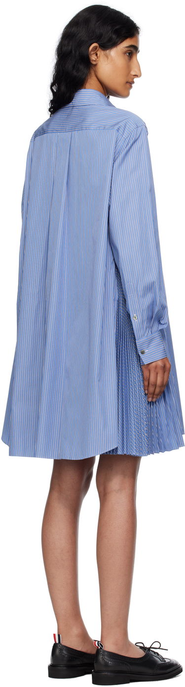 Šaty sacai Sacai Poplin Minidress Modrá | 25-08003, 2