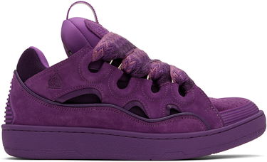 Tenisky a topánky LANVIN Purple Curb Leather Sneakers Fialová | FU-SKDK12-MONO-P25, 0