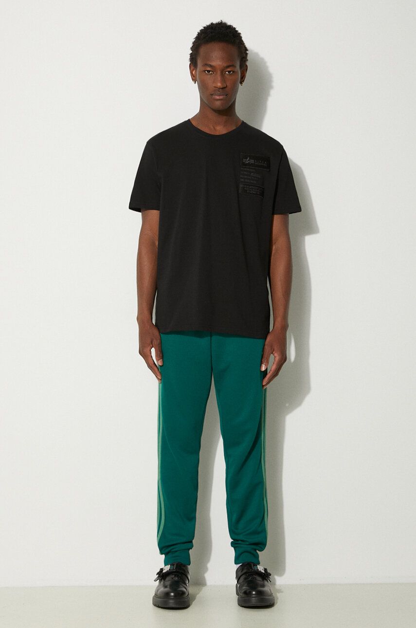 Tričko Alpha Industries T-Shirt With Print Čierna | 136500.03, 1