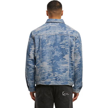 Bunda Karl Kani Og K Distress Camo Os Denim Jacket M Modrá | 60710032, 2