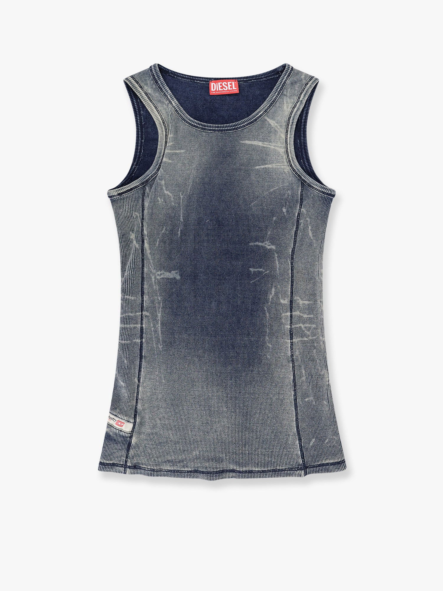 Tielko Diesel Sleeveless Ribbed Tank Top Diesel Modrá | A191520HJBE01, 0
