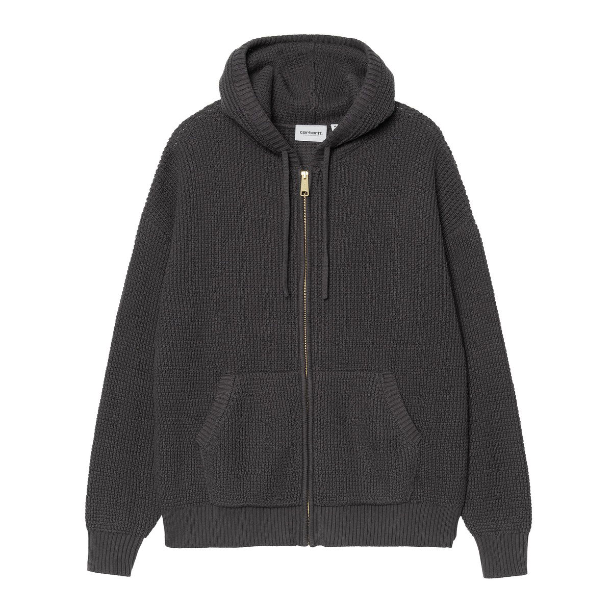 Sveter Carhartt WIP Carhartt WIP Hooded Waffle Knit Jacket Šedá | A251009_9, 0