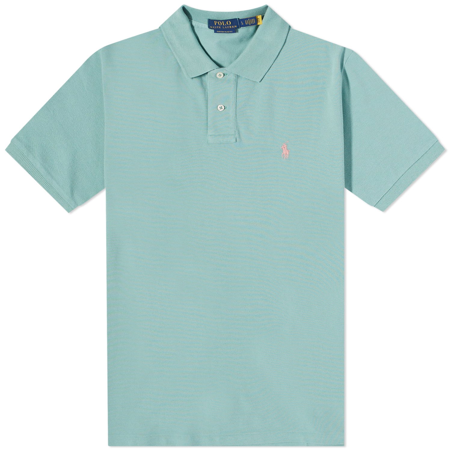 Tričko Polo by Ralph Lauren Custom Fit Polo Essex Tyrkysová | 710680784329, 0