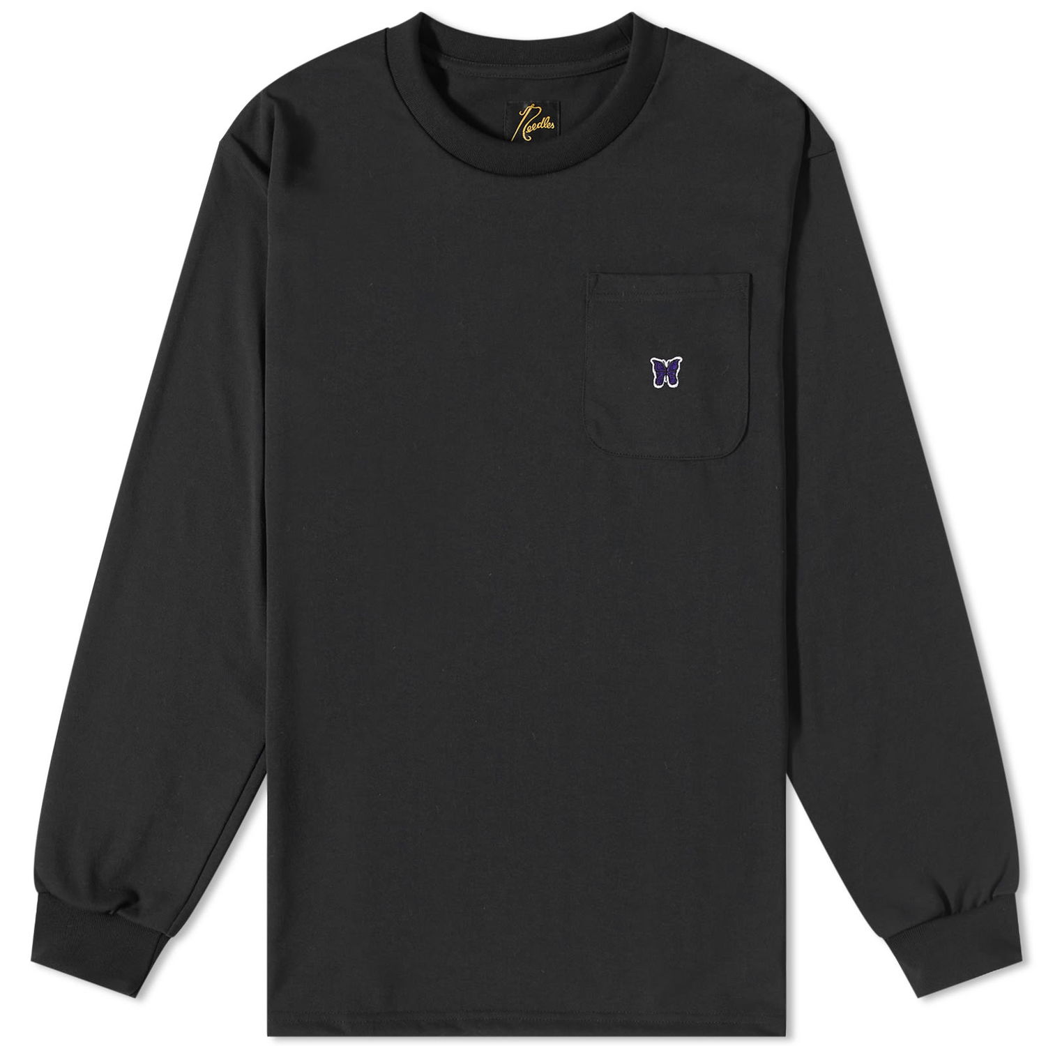 Tričko Needles Logo Long Sleeve Tee Čierna | MR317-C, 0