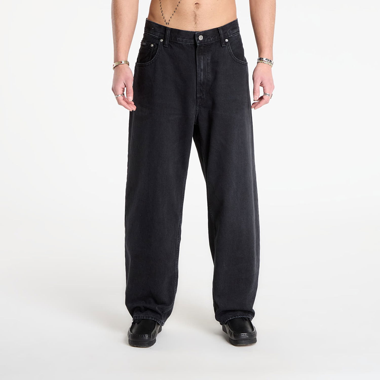 Džínsy CALVIN KLEIN Barrel Covenant Jeans 34 Čierna | LV04RE727G 2U0, 0