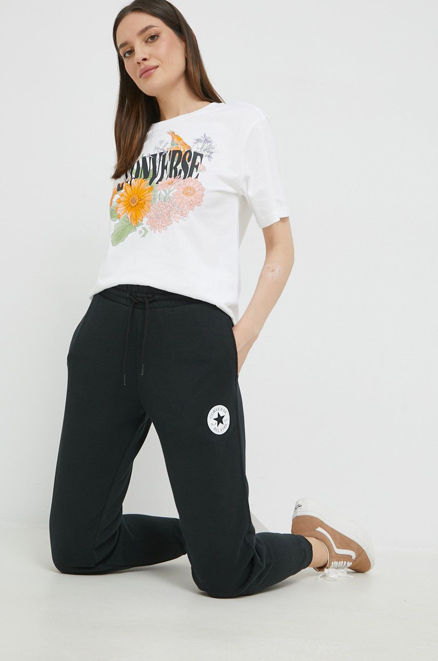 Tepláky Converse Converse Printed Sweatpants Čierna | 10023858.A02, 0