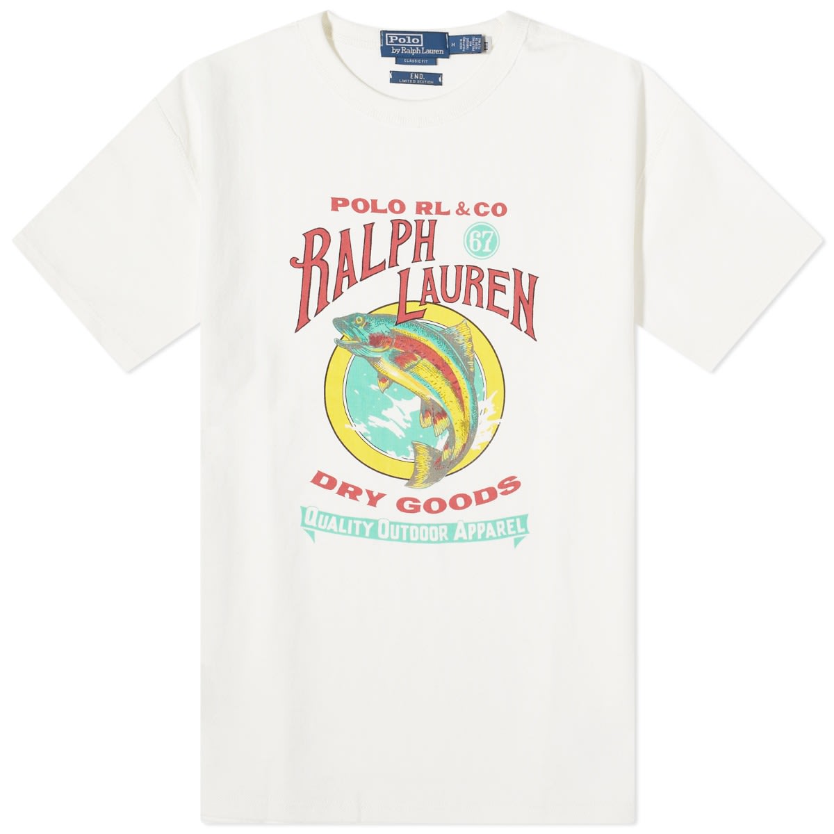 Tričko Polo by Ralph Lauren END. x Dry Goods T-Shirt Biela | 710945119001, 0
