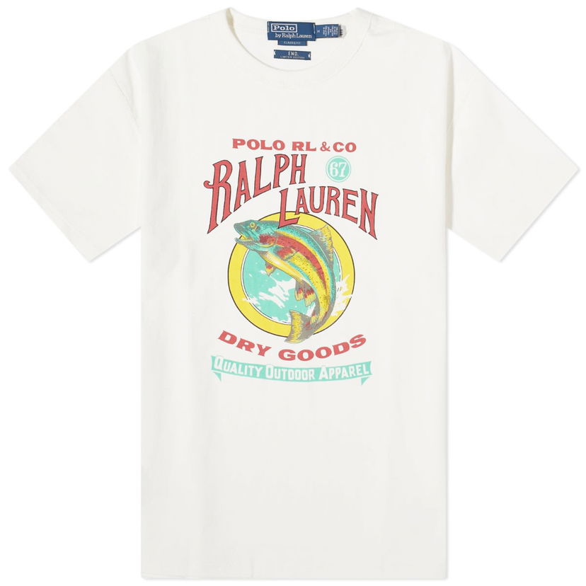 Tričko Polo by Ralph Lauren END. x Dry Goods T-Shirt Biela | 710945119001