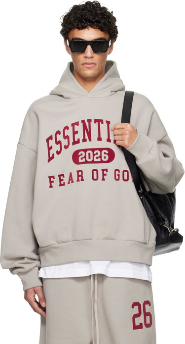 Mikina Fear of God ESSENTIALS 2026 Holiday Classic Hoodie Béžová | 192HO256862F, 0